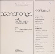 Stonehenge and neighbouring monuments / Text by R.J.C. Atkinson.