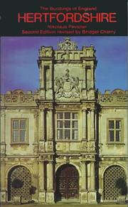 Hertfordshire / by Nikolaus Pevsner.