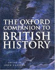 The Oxford companion to British history / edited by John Cannon.