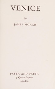 Morris, Jan, 1926- Venice.