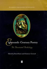  Eighteenth-century poetry :