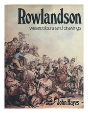 Hayes, John T.  Rowlandson : watercolours and drawings /