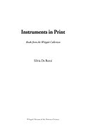 De Renzi, Silvia. Instruments in print :